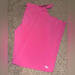 Alo Mid-Rise Showdown Trouser - Pink Size Small